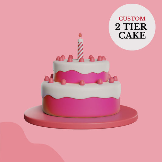 Custom 2-Tier Cake