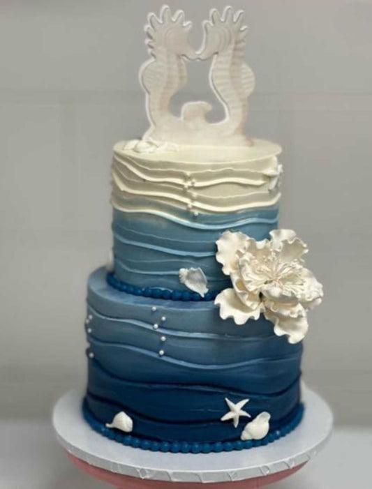 Seahorses Cake (Feeds 30 - 35 people)