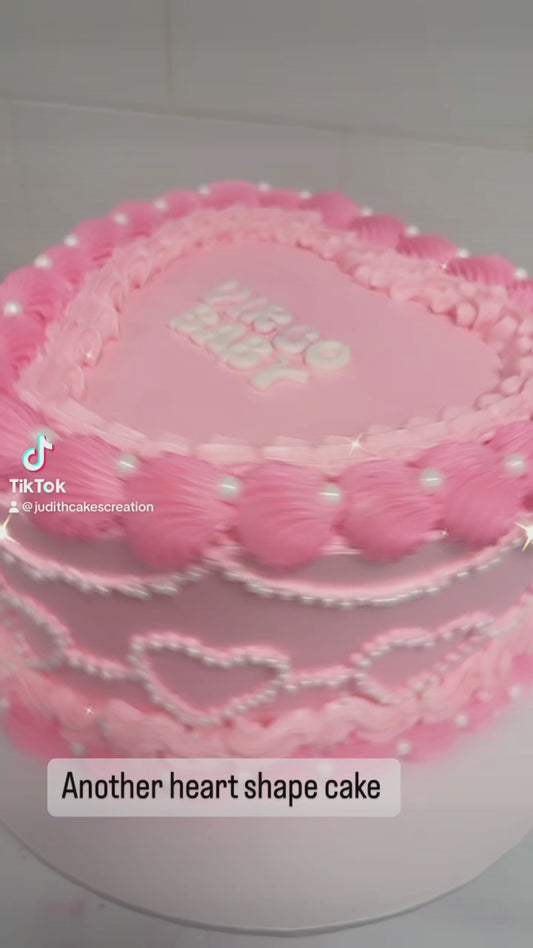 Heart shaped cake