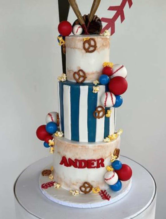 Baseball Cake (Feeds 40-45 people)