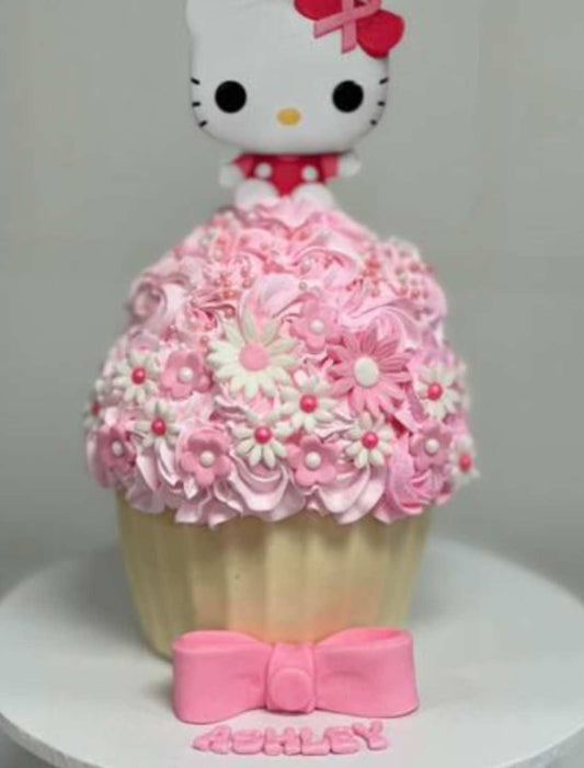 Pastel de Hello Kitty (para 6-8 personas)