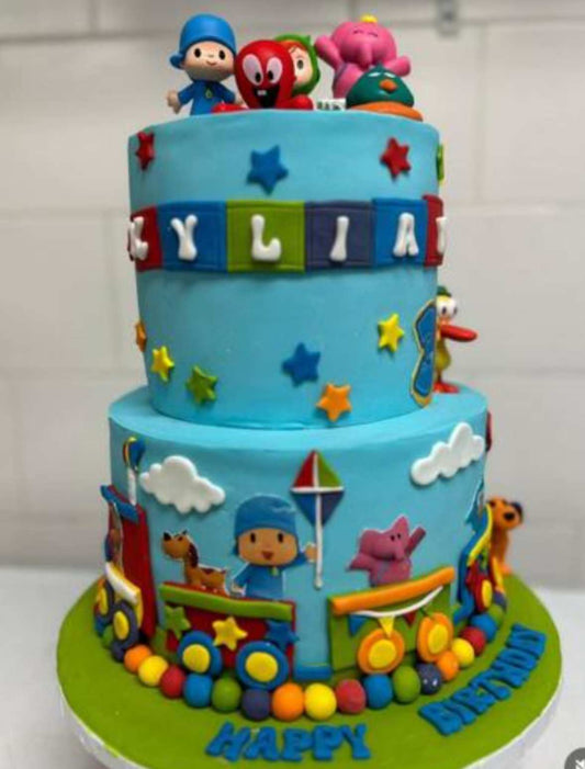 Tarta Pocoyó (Alimentación para 30 - 35 personas)